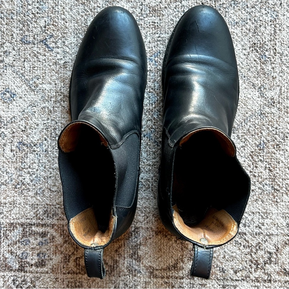 Frye Melissa Chelsea Ankle Boots Sz 8 Black - Picture 7 of 11